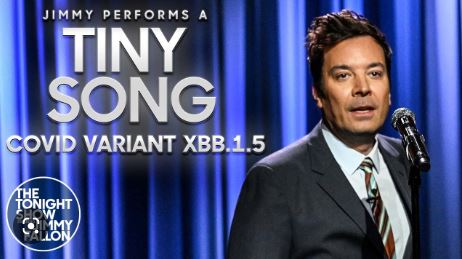 Jimmy Fallon - POS Pfizer Vaccine Injury - January 09, 2023